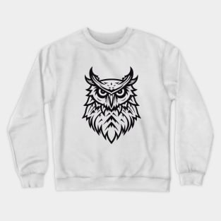 Owl Bird Animal Freedom World Wildlife Wonder Vector Graphic Crewneck Sweatshirt